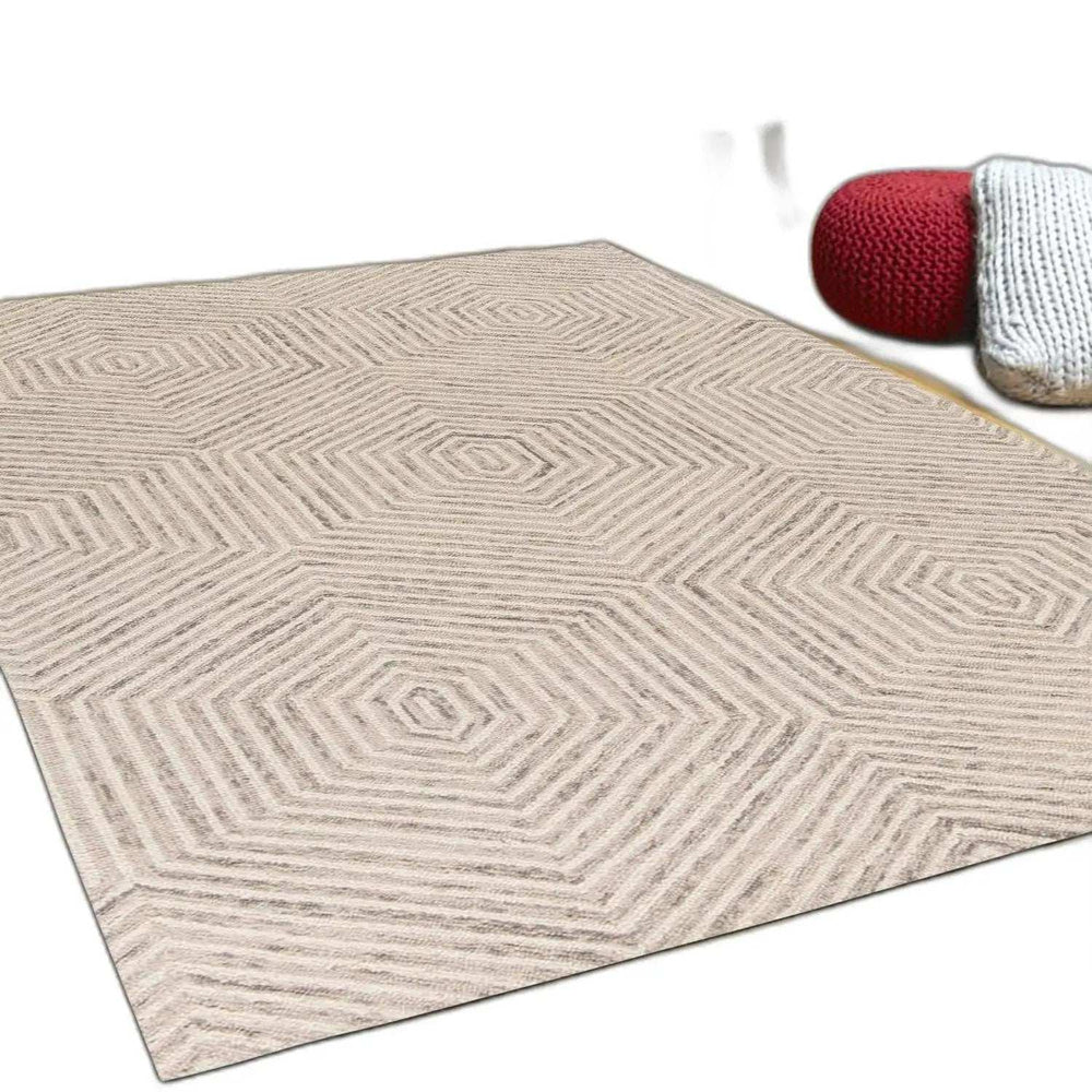 2' X 4' Ivory Wool Hand Tufted Area Rug - Homeroots - Flyclothing LLC