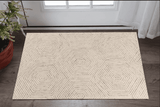 2' X 4' Ivory Wool Hand Tufted Area Rug - Homeroots - Flyclothing LLC