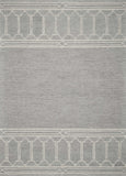2' X 4' Gray Wool Ogee Hand Tufted Area Rug - Homeroots - Flyclothing LLC