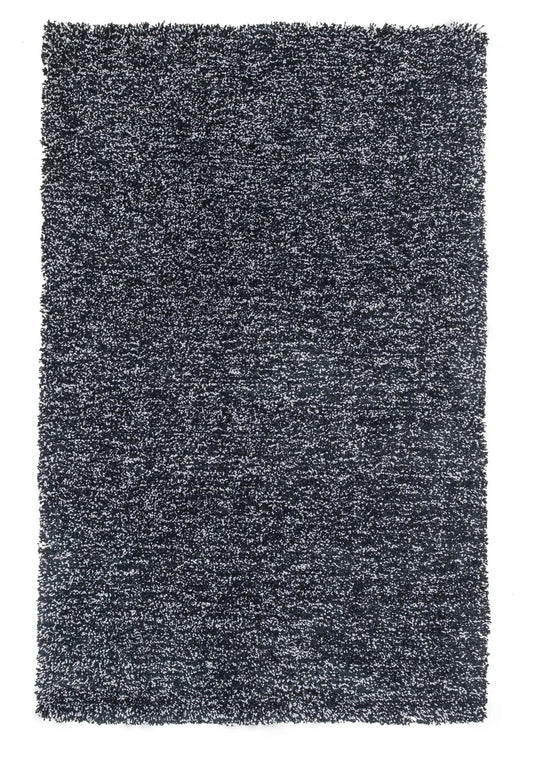 2' X 4' Black Heather Indoor Shag Rug - Homeroots - Flyclothing LLC