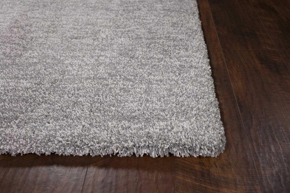 2' X 4' Grey Heather Indoor Shag Rug - Homeroots - Flyclothing LLC