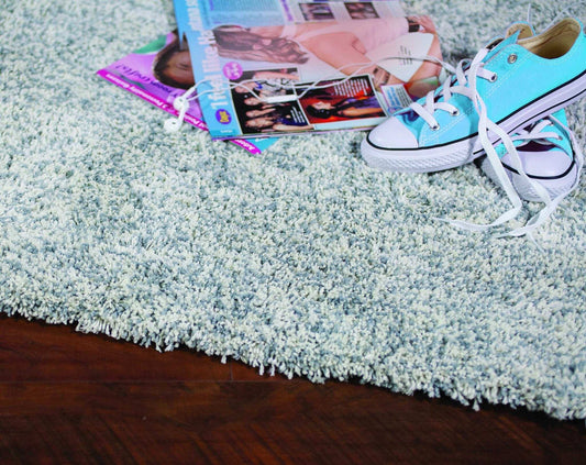 2' X 4' Slate Heather Indoor Shag Rug - Homeroots - Flyclothing LLC