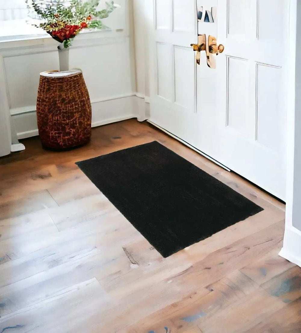 2' X 4' Espresso Brown Indoor Shag Rug - Homeroots - Flyclothing LLC