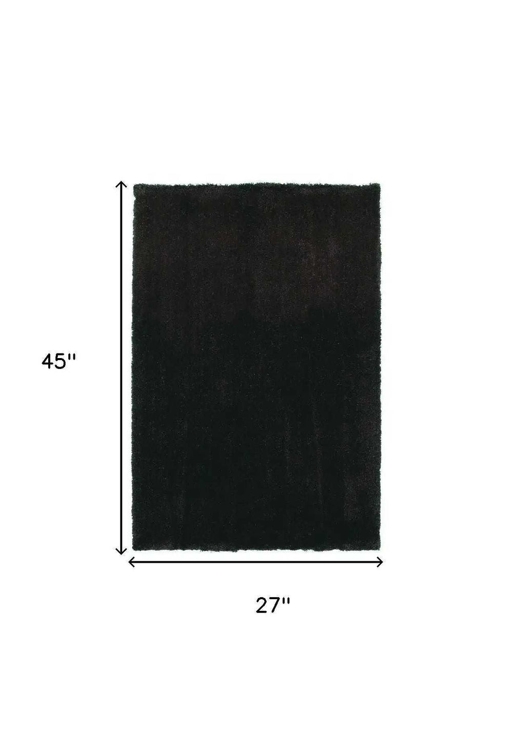 2' X 4' Espresso Brown Indoor Shag Rug - Homeroots - Flyclothing LLC