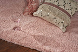 2' X 4' Polyester Rose Pink Area Rug - Homeroots - Flyclothing LLC