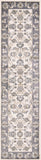 8' Gray And Ivory Runner Rug - Homeroots - Flyclothing LLC