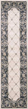 8' Ivory Or Grey Polypropylene Runner Rug - Homeroots - Flyclothing LLC