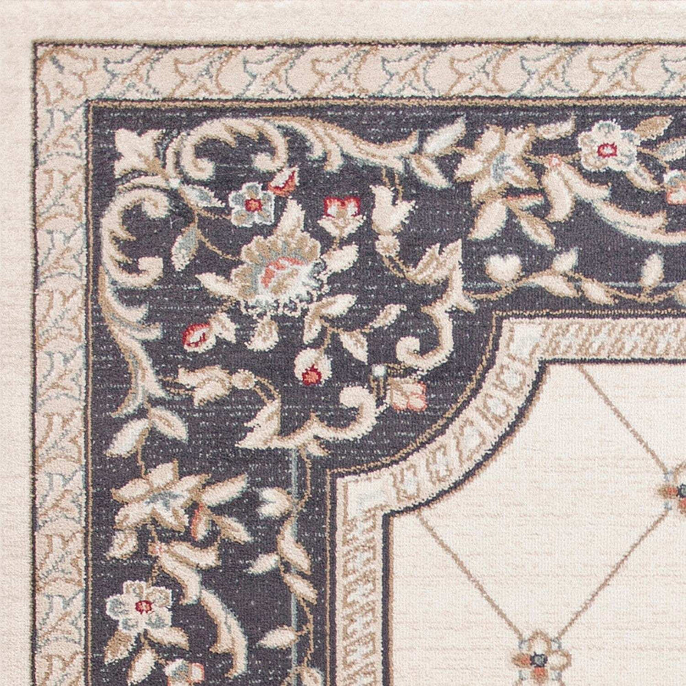 8' Ivory Or Grey Polypropylene Runner Rug - Homeroots - Flyclothing LLC