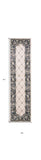 8' Ivory Or Grey Polypropylene Runner Rug - Homeroots - Flyclothing LLC