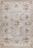3' X 5' Light Gray Floral Area Rug - Homeroots - Flyclothing LLC