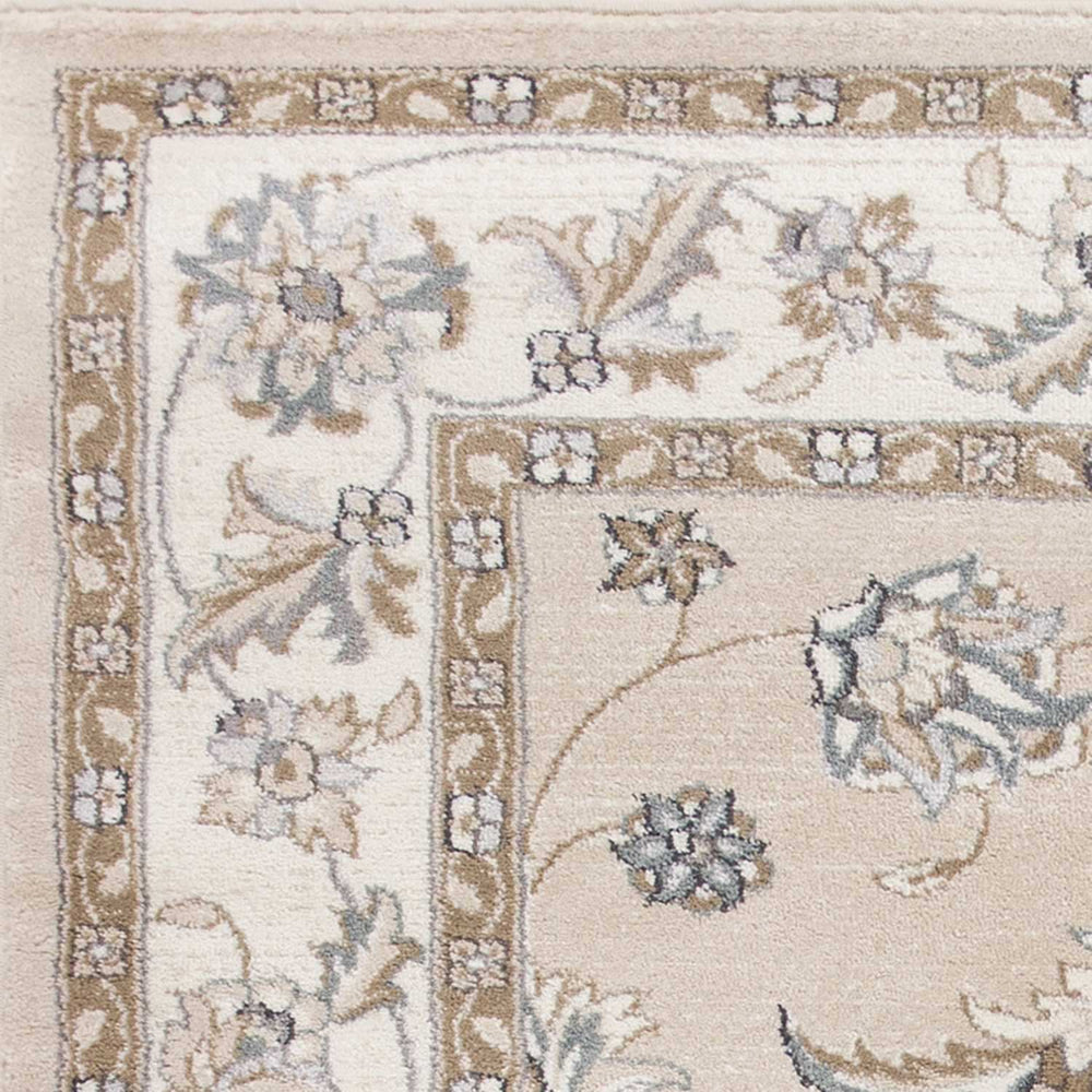 3' X 5' Beige and Ivory Floral Area Rug - Homeroots - Flyclothing LLC