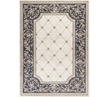 3' X 5' Gray and Ivory Trellis Area Rug - Homeroots - Flyclothing LLC