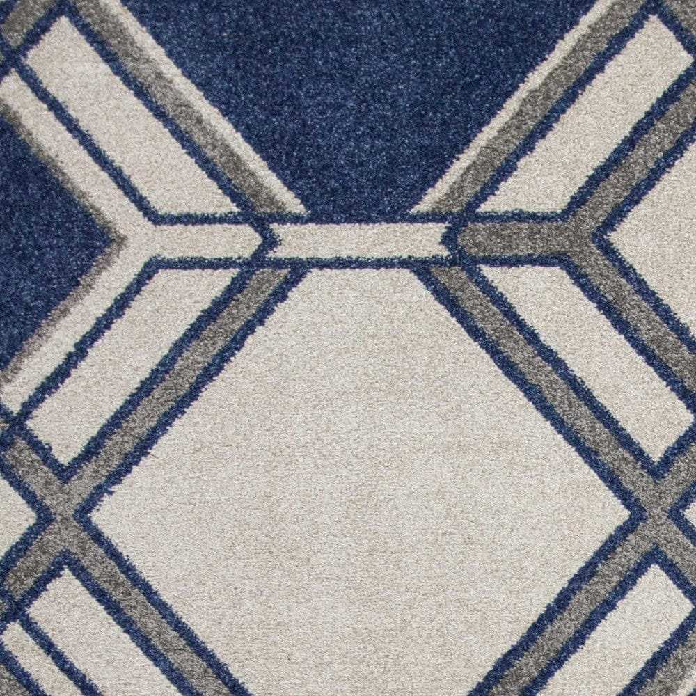 3' X 5' Ivory Geometric Area Rug - Homeroots - Flyclothing LLC