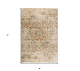 3' X 5' Beige Area Rug - Homeroots - Flyclothing LLC