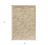 3' X 5' Ivory Area Rug - Homeroots - Flyclothing LLC