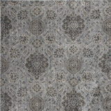2' X 4' Silver Damask Area Rug - Homeroots - Flyclothing LLC
