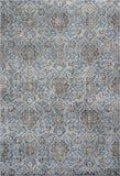 2' X 4' Slate Blue Damask Area Rug - Homeroots - Flyclothing LLC