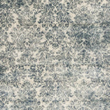 2' X 4' Ivory and Blue Damask Area Rug - Homeroots - Flyclothing LLC