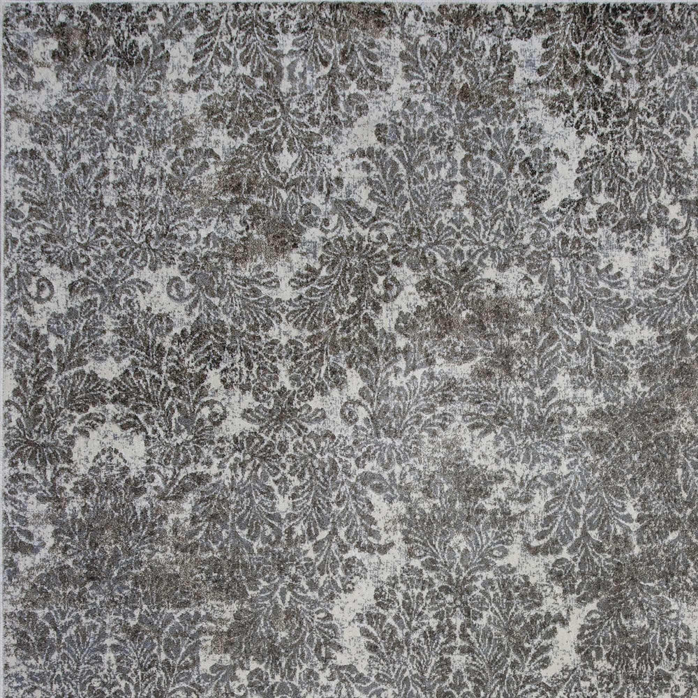 2' X 4' Ivory Damask Area Rug - Homeroots - Flyclothing LLC