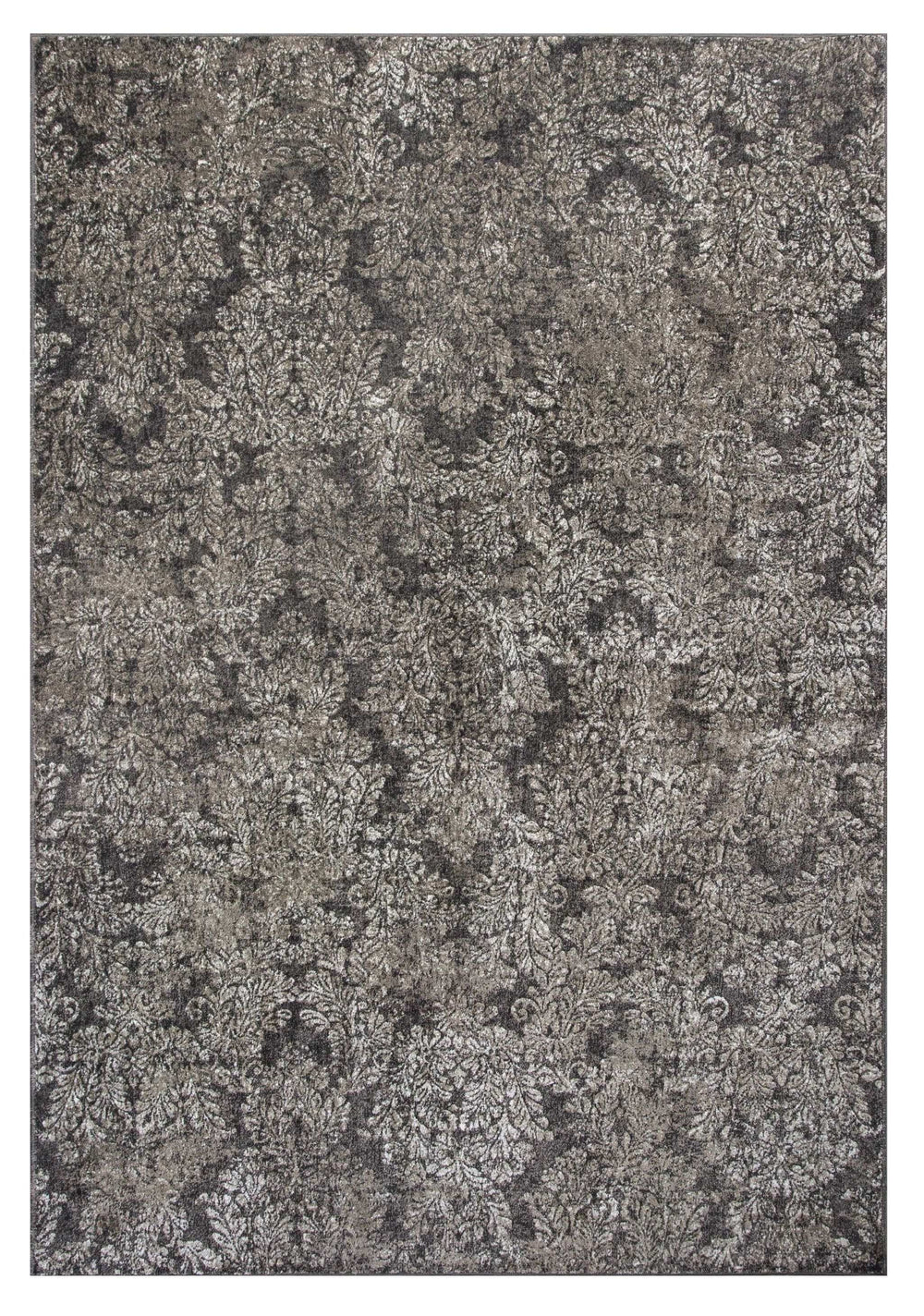 2' X 4' Taupe/Sand Damask Area Rug - Homeroots - Flyclothing LLC
