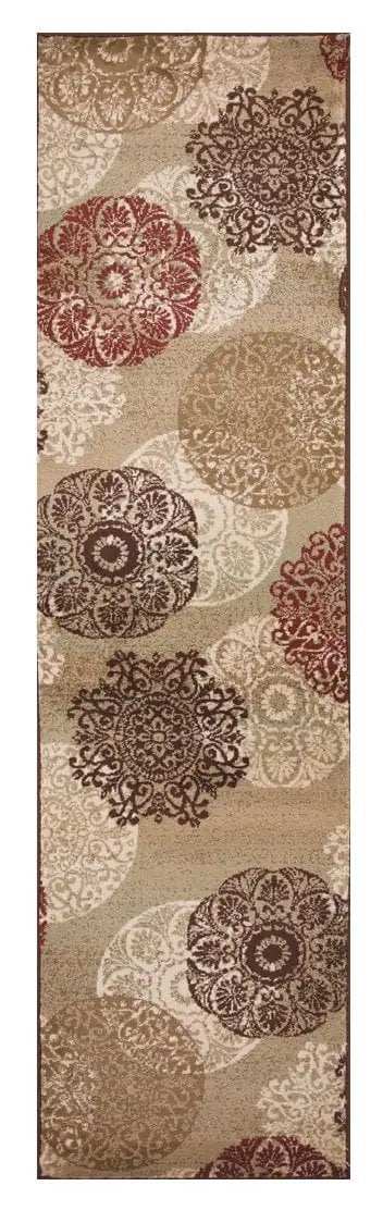 2' X 8' Sand Polypropylene Runner Rug - Homeroots - Flyclothing LLC