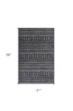 3' X 5' Gray Area Rug - Homeroots - Flyclothing LLC