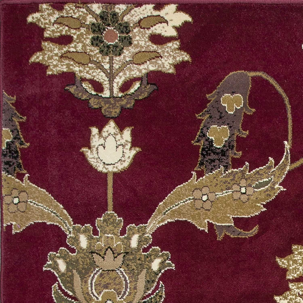 3' X 5' Red Area Rug - Homeroots - Flyclothing LLC