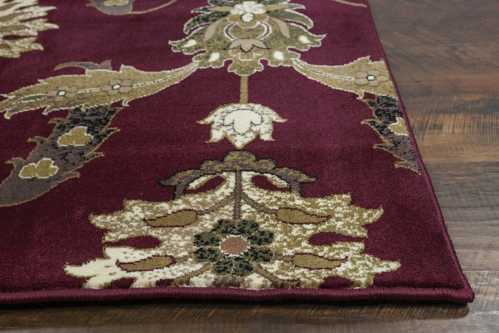 3' X 5' Red Area Rug - Homeroots - Flyclothing LLC