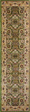 3' X 5' Green Taupe Machine Woven Floral Traditional Indoor Area Rug - Homeroots - Flyclothing LLC