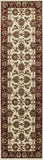 8' Red And Ivory Floral Medallion Runner Rug - Homeroots - Flyclothing LLC