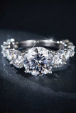 8 Carat Moissanite 925 Sterling Silver Ring - Trendsi - Flyclothing LLC