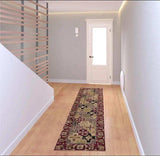 2' X 8' Red Panel Runner Rug - Homeroots - Flyclothing LLC