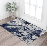 3' X 5' Blue Abstract Area Rug - Homeroots - Flyclothing LLC