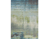 3' X 5' Blue and Green Abstract Brushstrokes Area Rug - Homeroots - Flyclothing LLC