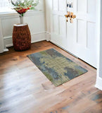 3' X 5' Blue and Green Abstract Area Rug - Homeroots - Flyclothing LLC