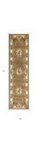 2' X 8' Beige Or Ivory Medallion Runner Rug - Homeroots - Flyclothing LLC