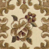 2' X 8' Beige Or Ivory Medallion Runner Rug - Homeroots - Flyclothing LLC