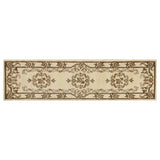 2' X 8' Ivory Medallion Runner Rug - Homeroots - Flyclothing LLC