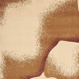 3' X 5' Ivory Machine Woven Hand Carved Oversized Floral Indoor Area Rug - Homeroots - Flyclothing LLC