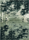 3' X 5' Black and Silver Abstract Area Rug - Homeroots - Flyclothing LLC