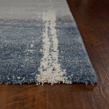 3' X 5' Blue Machine Woven Ombre Indoor Area Rug - Homeroots - Flyclothing LLC