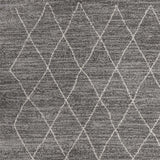 3' X 5' Grey Diamond Pattern Area Rug - Homeroots - Flyclothing LLC