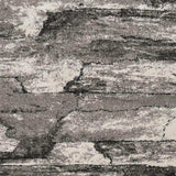 3' X 5' Grey Abstract Design Area Rug - Homeroots - Flyclothing LLC