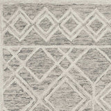 3' X 5' Sand Geometric Diamond Wool Area Rug - Homeroots - Flyclothing LLC