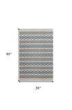 3' X 5' Ivory Hand Hooked Area Rug - Homeroots - Flyclothing LLC
