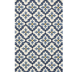3' X 5' Blue Moroccan Handmade Indoor Outdoor Area Rug - Homeroots - Flyclothing LLC