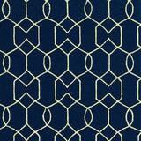 3' X 5' Navy Blue Hand Hooked Area Rug - Homeroots - Flyclothing LLC