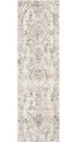 7' Runner Gray Floral Distressed Runner Rug - Homeroots - Flyclothing LLC