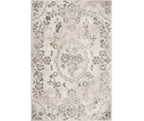3' X 5' Gray Floral Vines Distressed Area Rug - Homeroots - Flyclothing LLC
