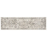 7' Runner Ivory Floral Distressed Runner Rug - Homeroots - Flyclothing LLC